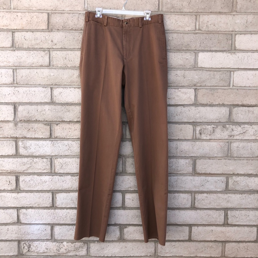 Men's Bills Khakis Unhemmed Pants Model 2 Plain Front Standard Fit M2-BVT